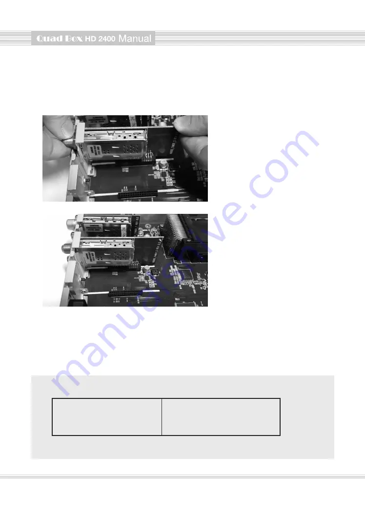 AX Quad Box HD 2400 User Manual Download Page 61