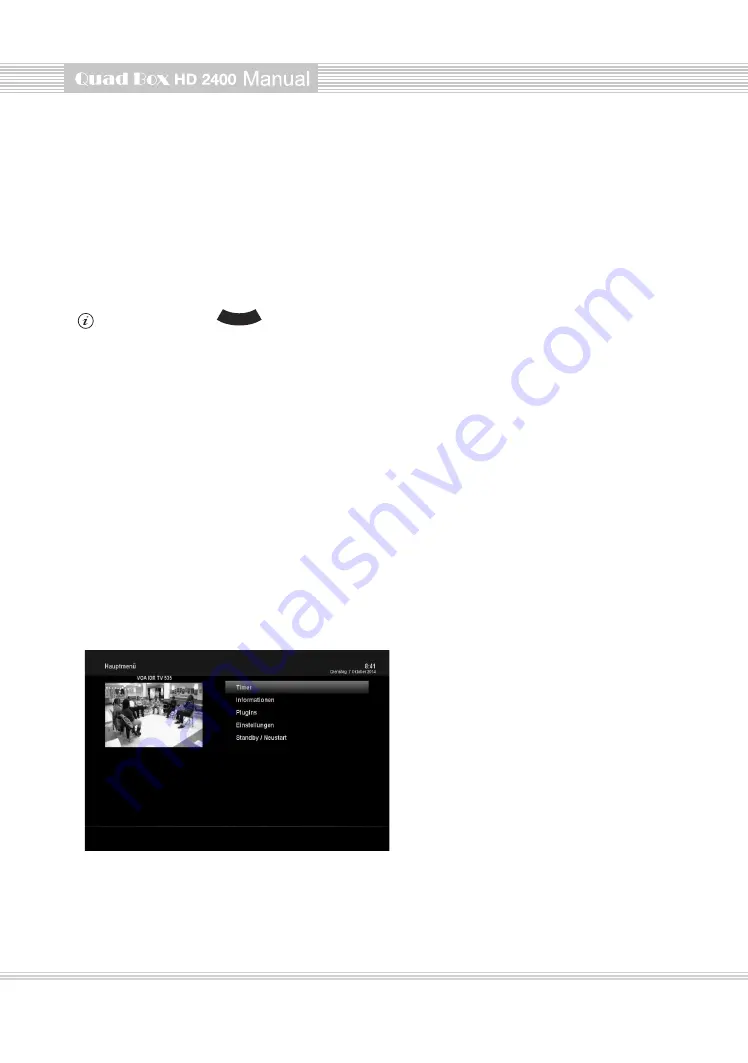 AX Quad Box HD 2400 User Manual Download Page 109