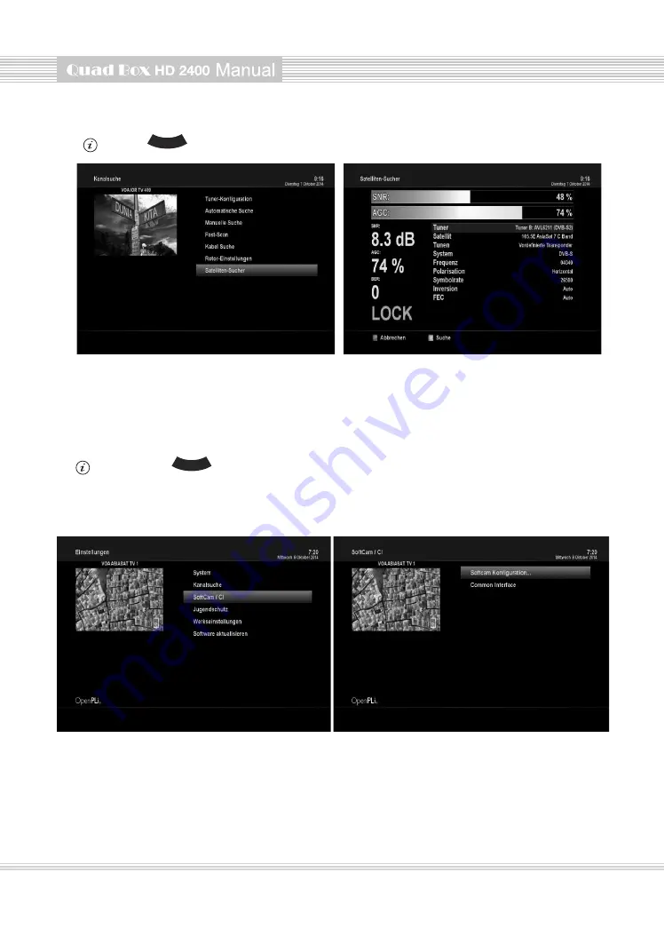 AX Quad Box HD 2400 User Manual Download Page 125