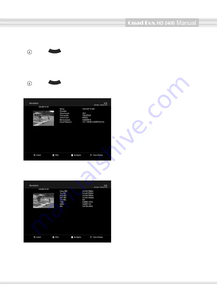 AX Quad Box HD 2400 User Manual Download Page 132