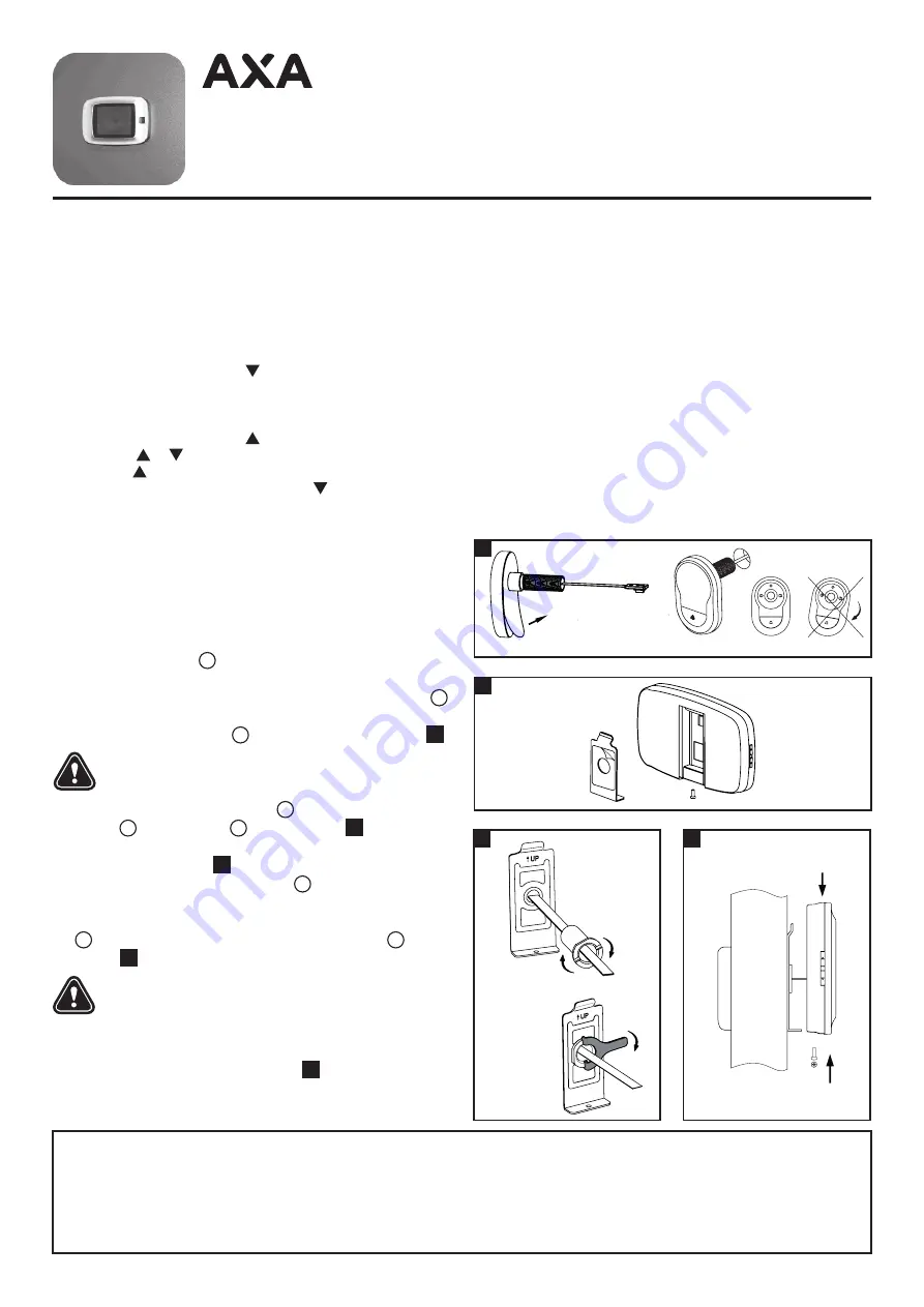 AXA DDS 2 Quick Start Manual Download Page 2