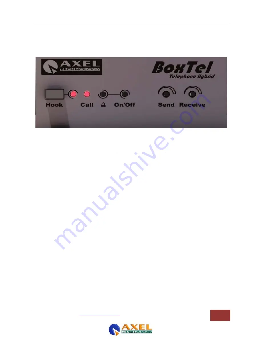 Axel A112010000 Operating Manual Download Page 15