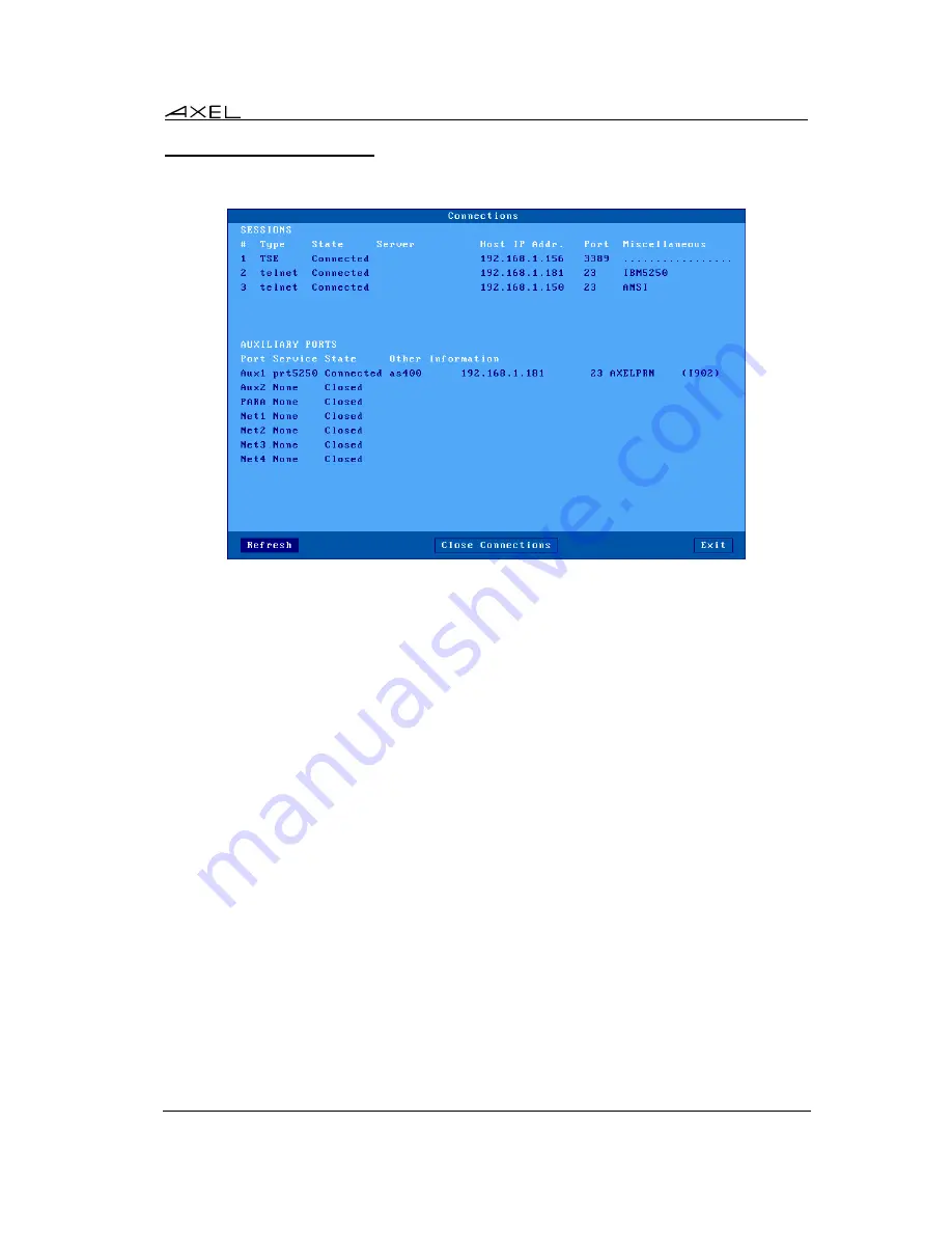 Axel AX3000 80 User Manual Download Page 183