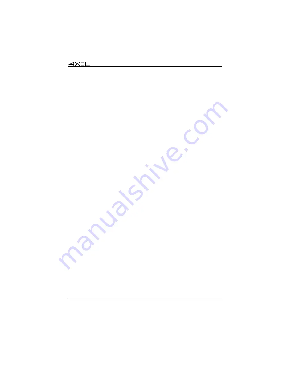 Axel AX3000 80WMS User Manual Download Page 133