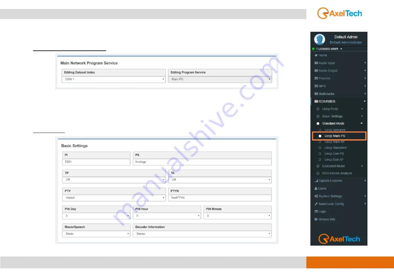 AxelTech Falcon D7 User Manual Download Page 127