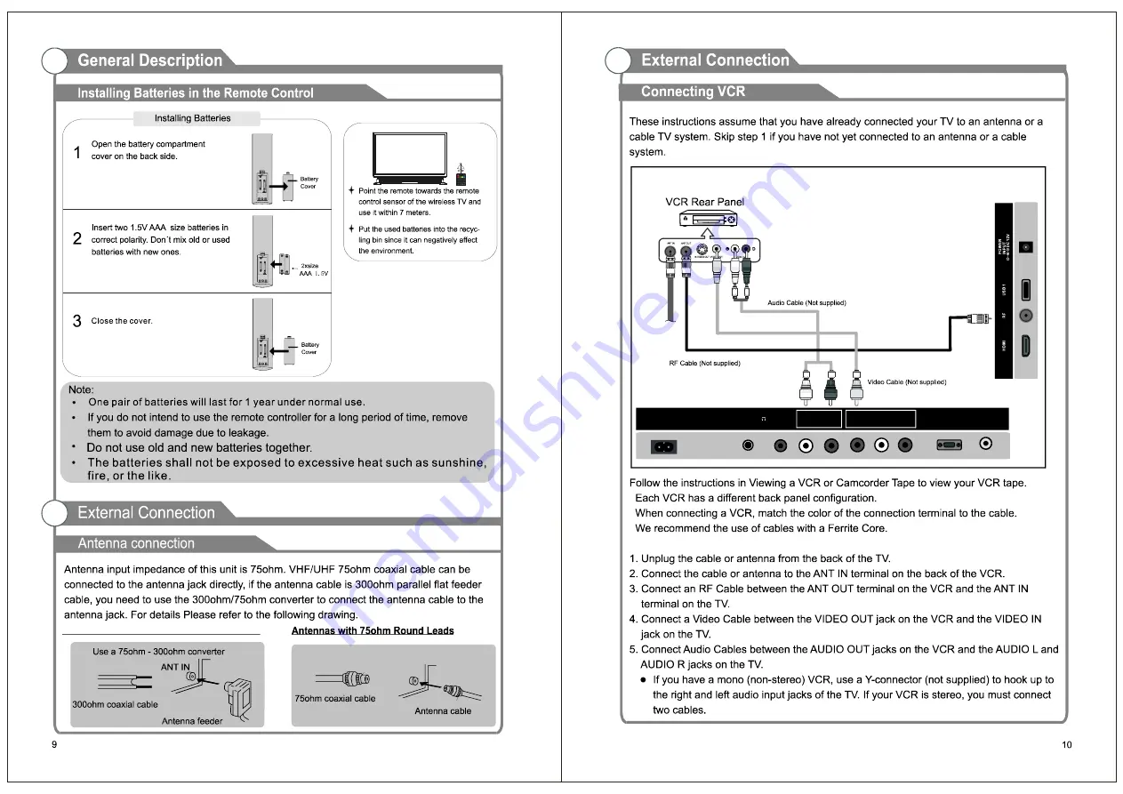 Axess TVD1804-24 Instruction Manual Download Page 8