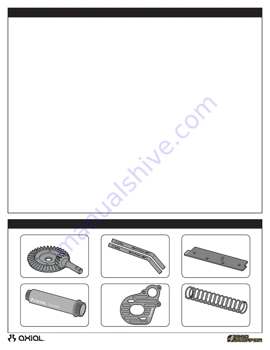 Axial AX 10 Scorpion Manual Download Page 34