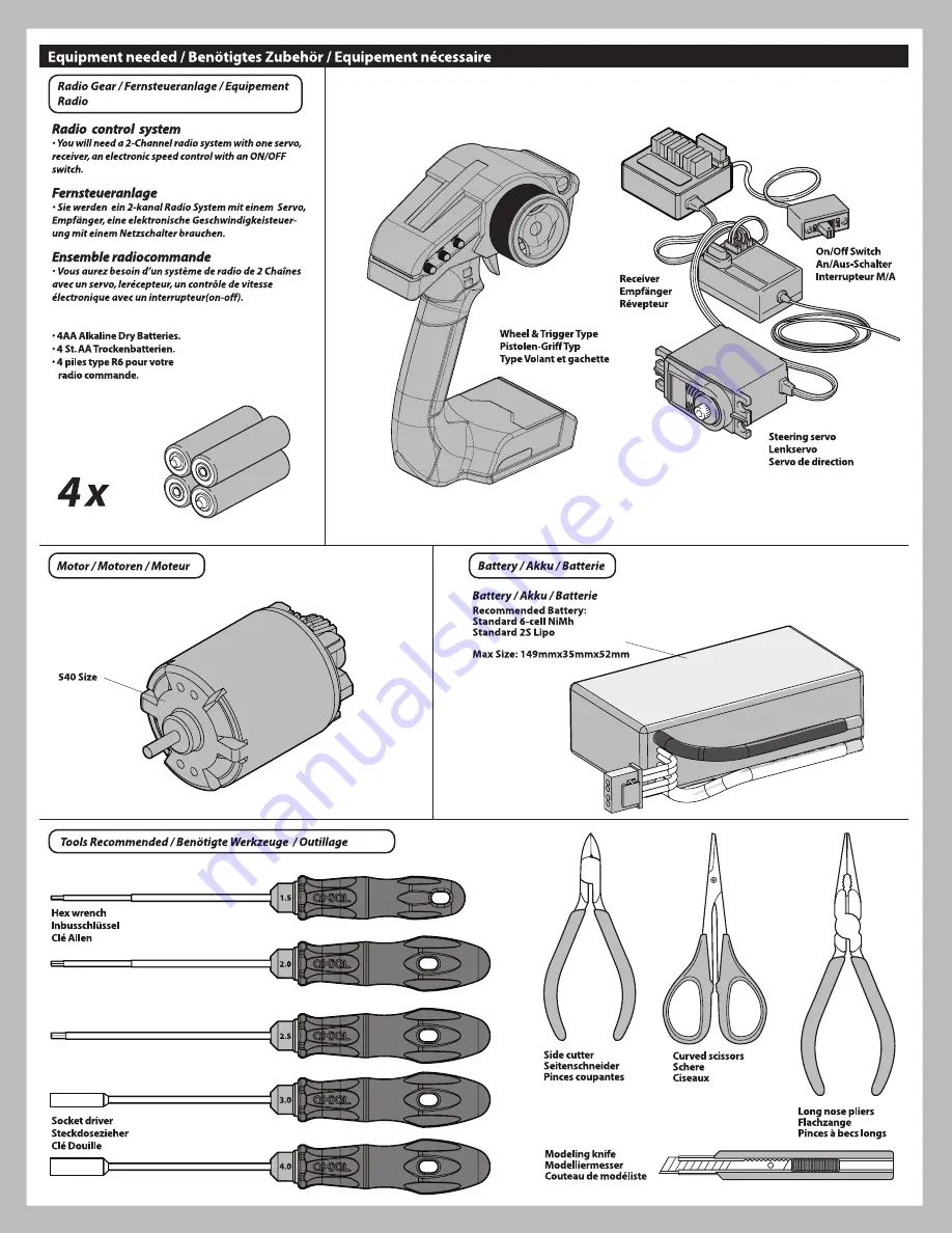 Axial AX90046 Скачать руководство пользователя страница 3