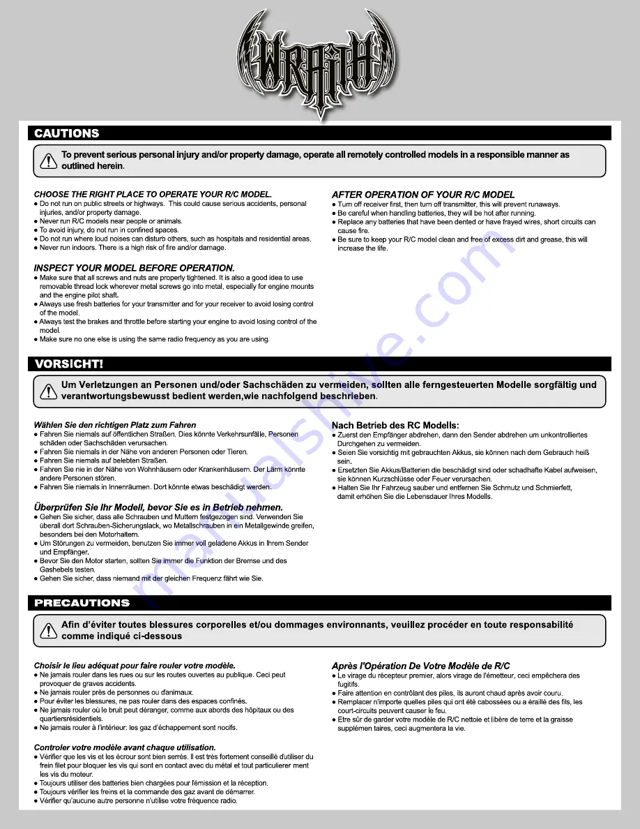 Axial AXI90018 Manual Download Page 2