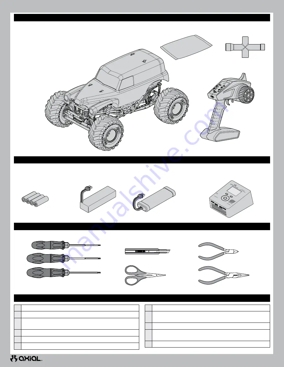 Axial GRAVE DIGGER MONSTER JAM TRUCK SMT10 Instruction Manual Download Page 16