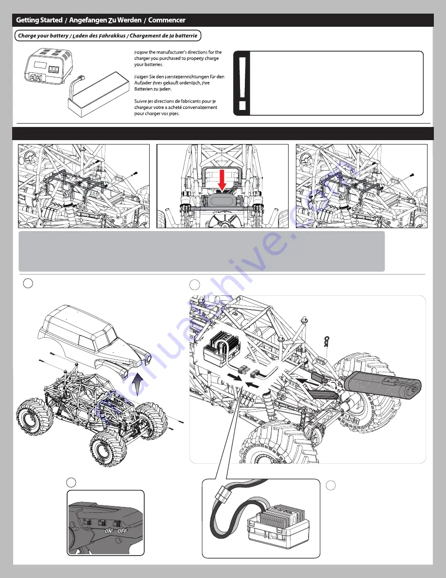 Axial GRAVE DIGGER SMT10 Скачать руководство пользователя страница 4