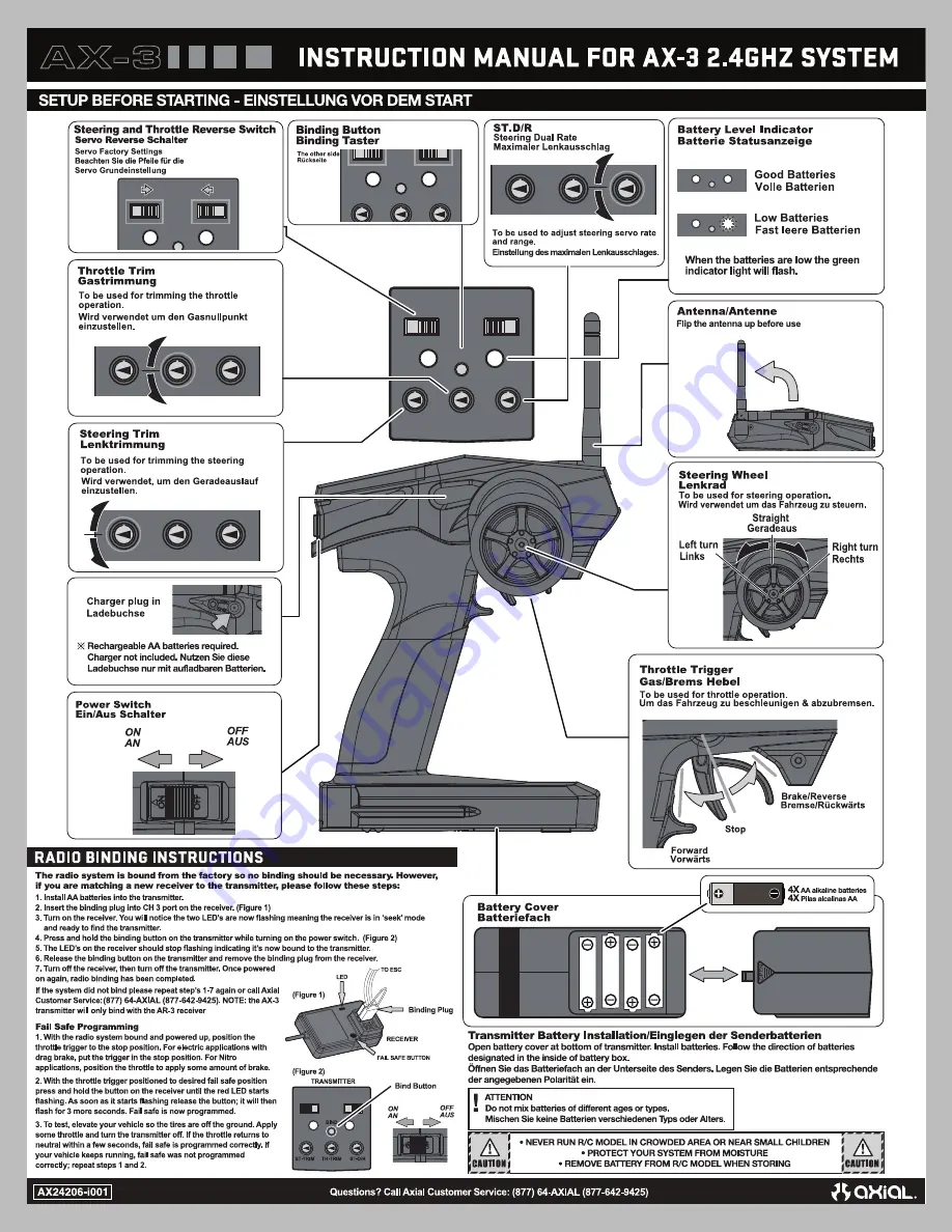 Axial SCX10 RAM Power Wagon Instruction Manual Download Page 9