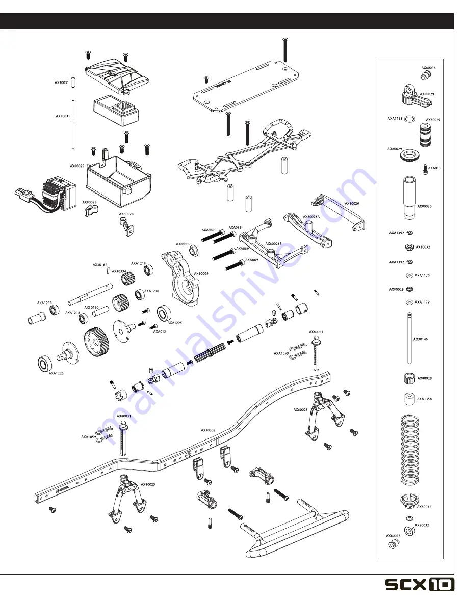 Axial SCX10 RAM Power Wagon Instruction Manual Download Page 19