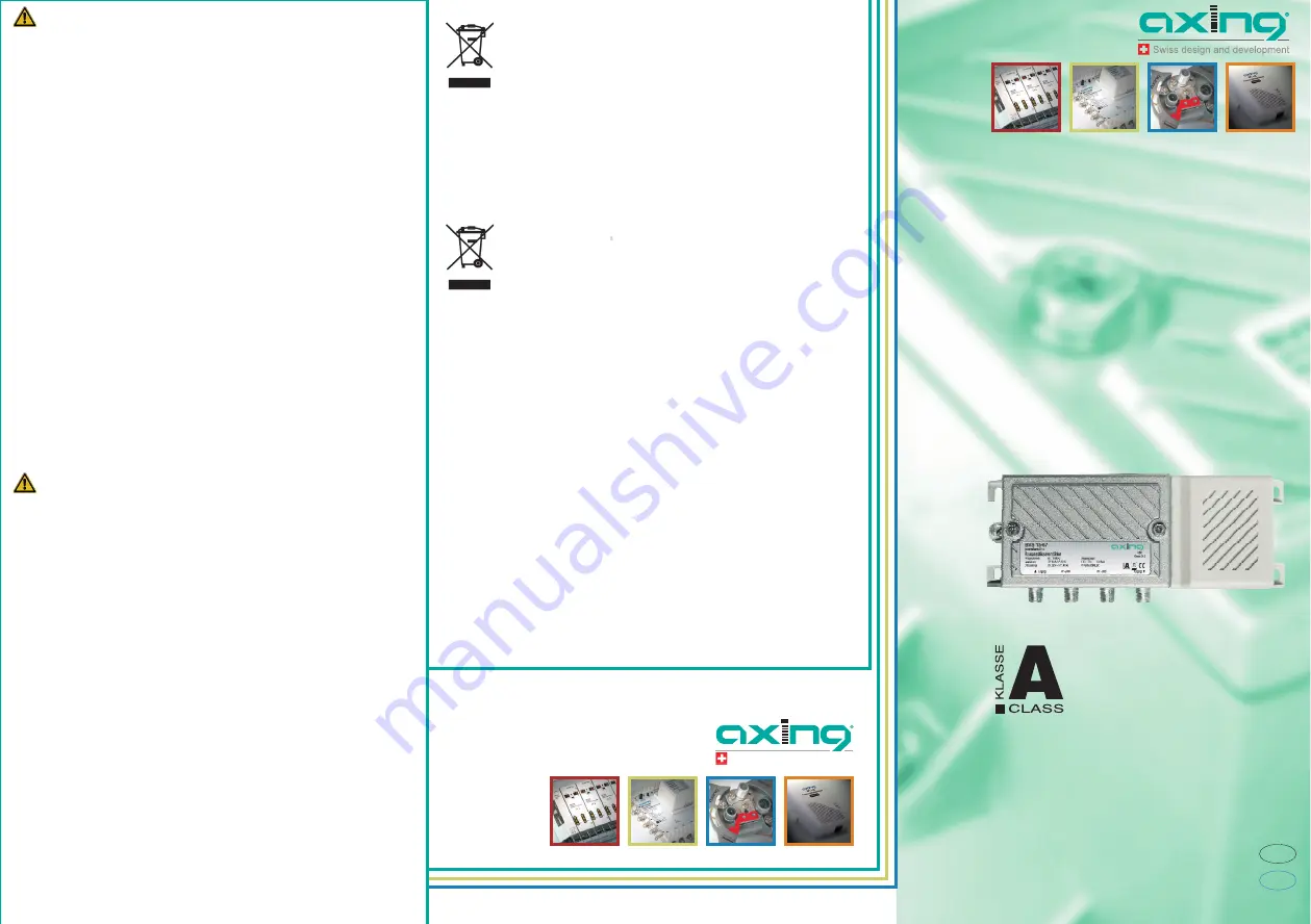 axing BVS 15-67 Operation Instructions Download Page 3