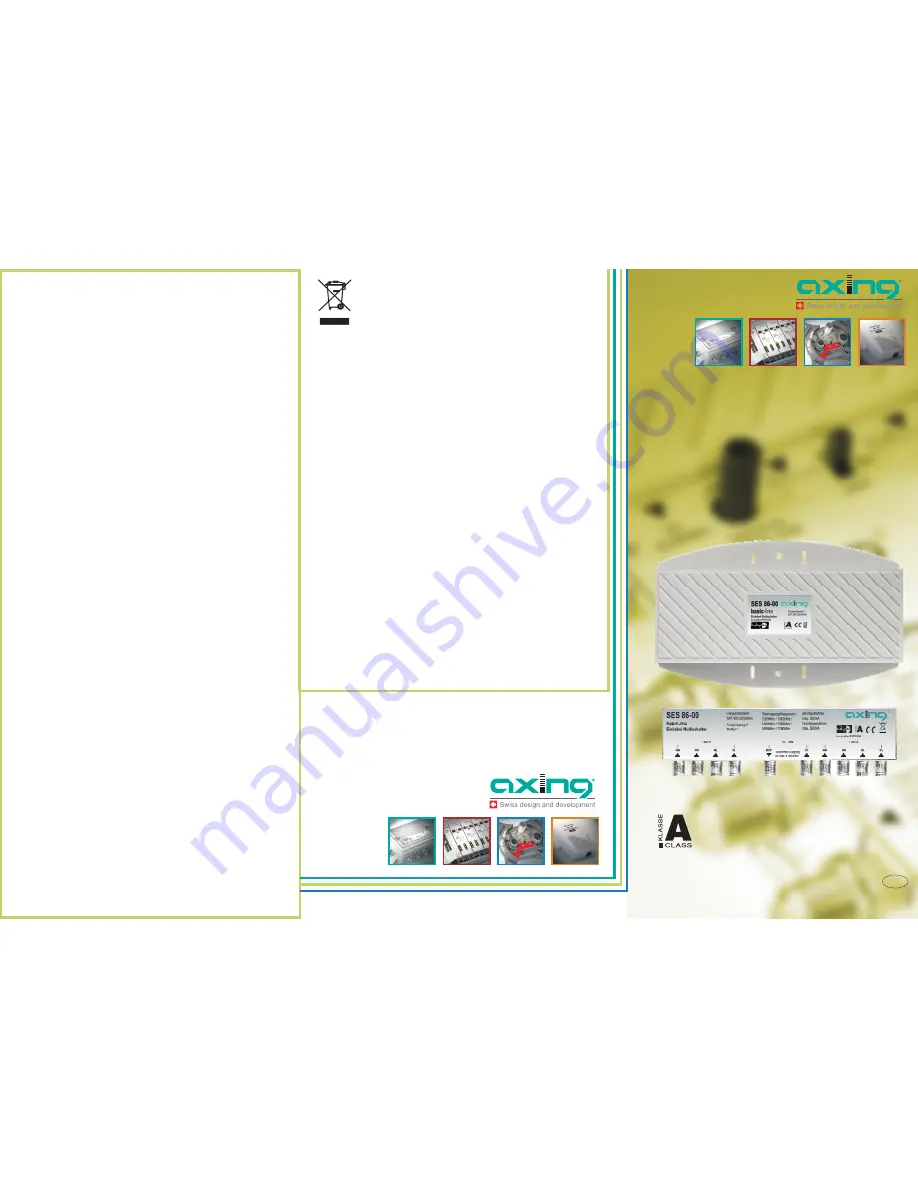 axing SES 46-00 Operating Instructions Download Page 3