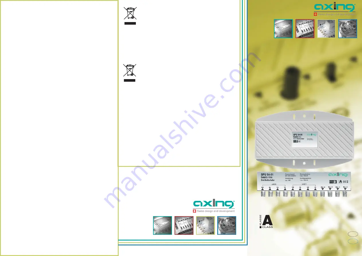 axing SPU 48-01 Operation Instructions Download Page 3