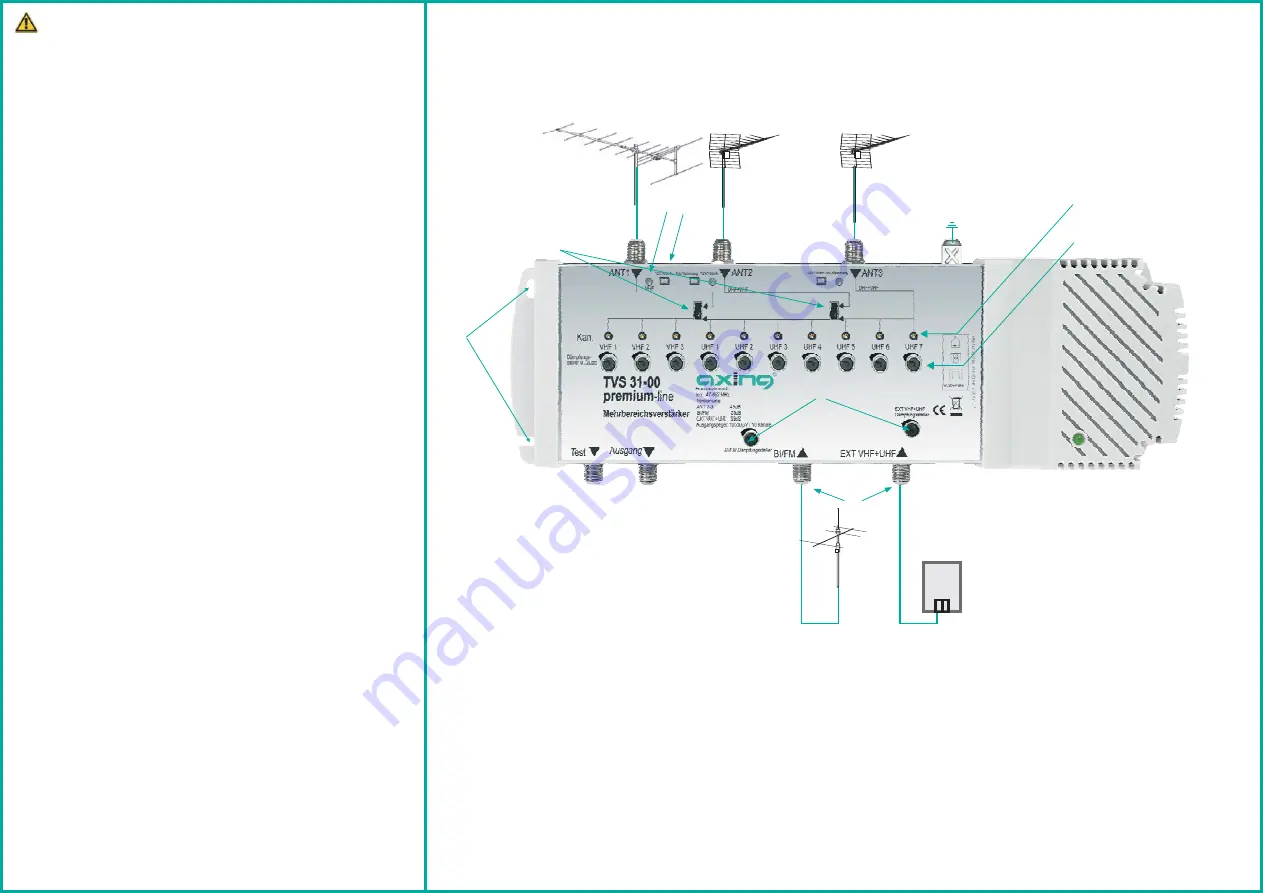 axing TVS 31-00 Operation Instructions Manual Download Page 2