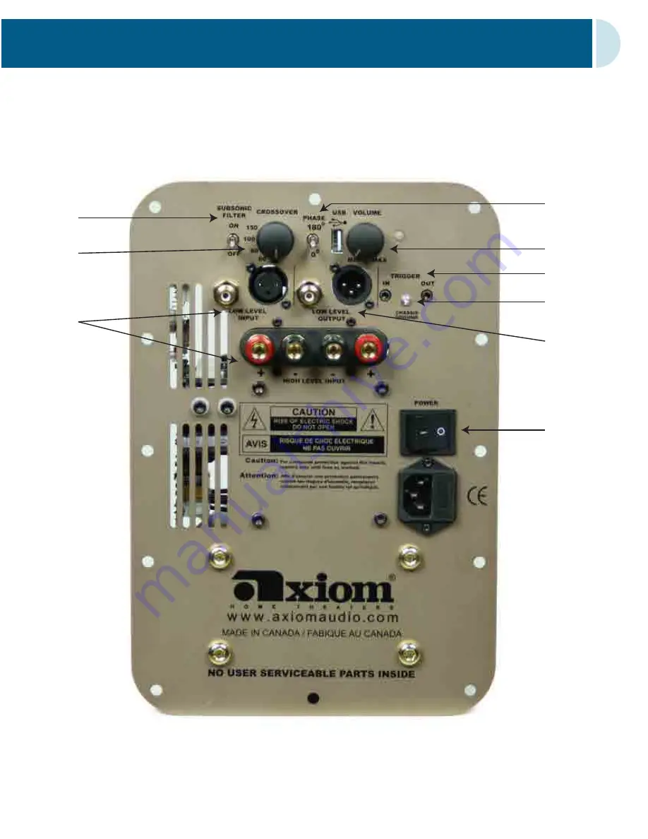 Axiom Audio EP500 v3 Quick Setup Manual Download Page 6