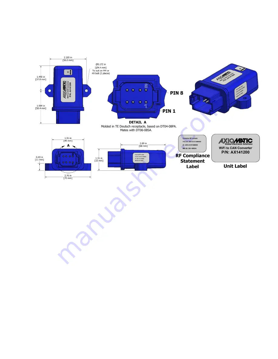 AXIOMATIC AX141200 User Manual Download Page 40