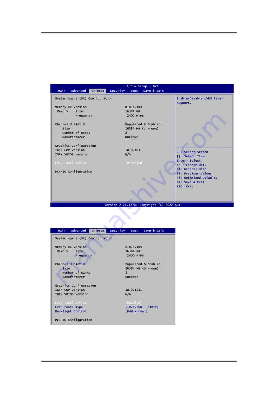 AXIOMTEK CAPA322 User Manual Download Page 58