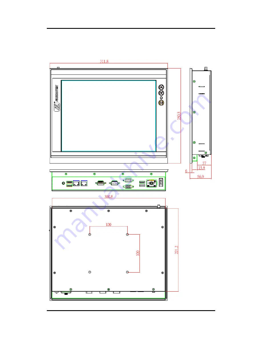 AXIOMTEK GOT3126T-834 User Manual Download Page 10