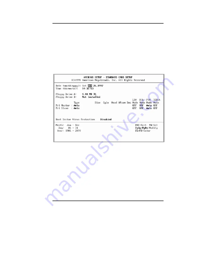 AXIOMTEK SBC8232 Скачать руководство пользователя страница 19