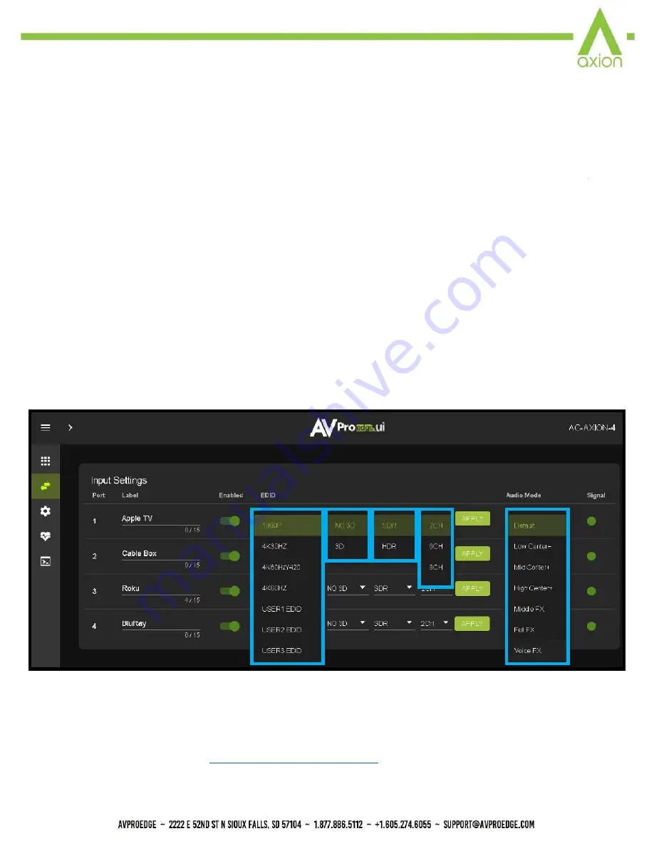 Axion AC-AXION-4 Скачать руководство пользователя страница 12