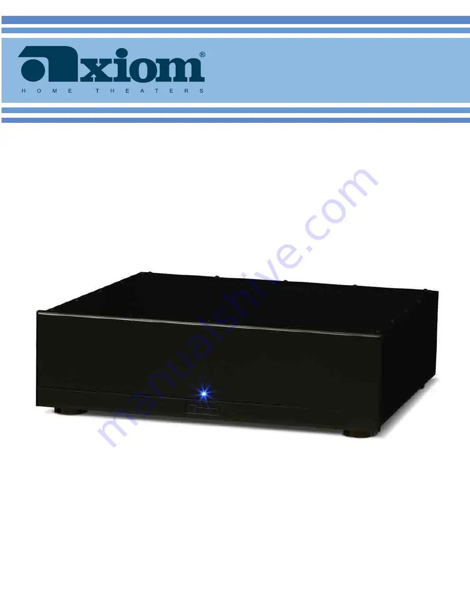 Axion ADA1000 Quick Setup Manual Download Page 1