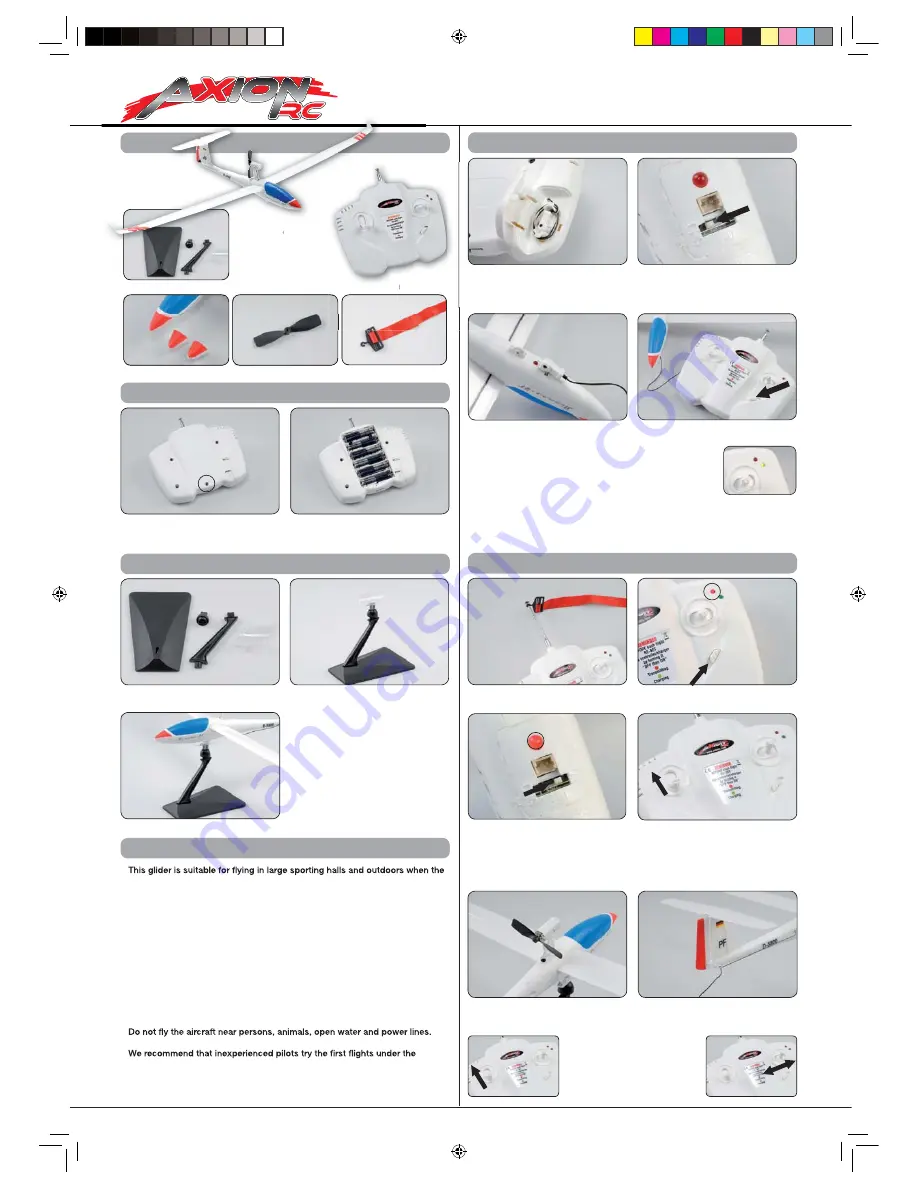 Axion MICRO GLIDER SERIES Instruction Manual Download Page 1