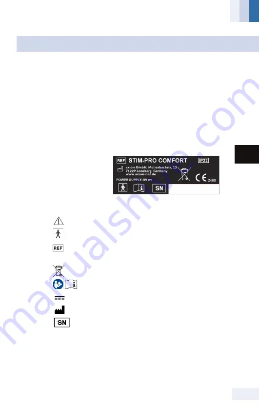 Axion STIM-PRO Comfort Instruction Manual Download Page 72