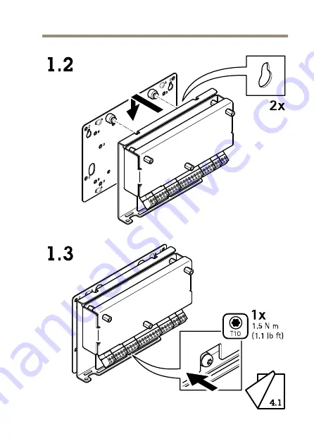 Axis A1210-B Installation Manual Download Page 21