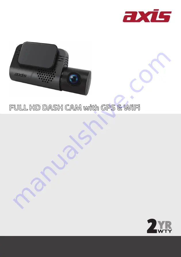 Axis DVR601 Instruction Manual Download Page 1