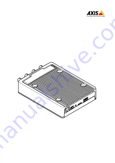 Axis M7104 Installation Manual Download Page 1