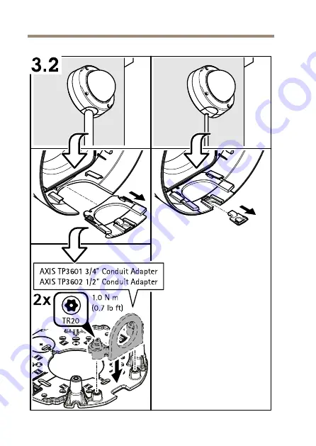 Axis P3245-LVE Installation Manual Download Page 14