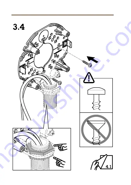 Axis P3245-LVE Installation Manual Download Page 16