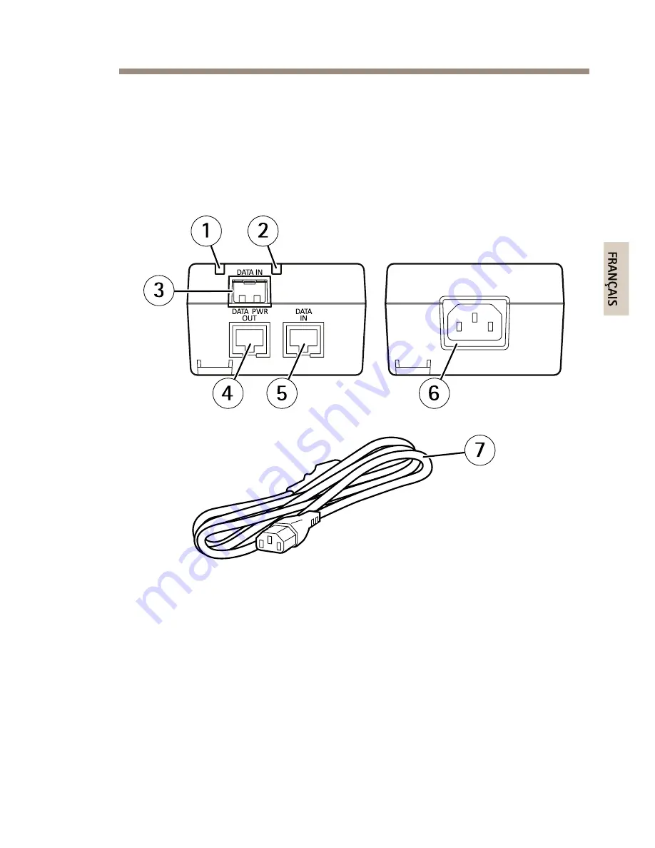 Axis T8154 60 W SFP Скачать руководство пользователя страница 21