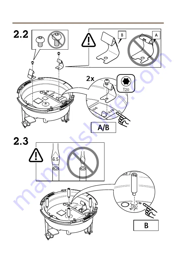 Axis TP3201 Installation Manual Download Page 8