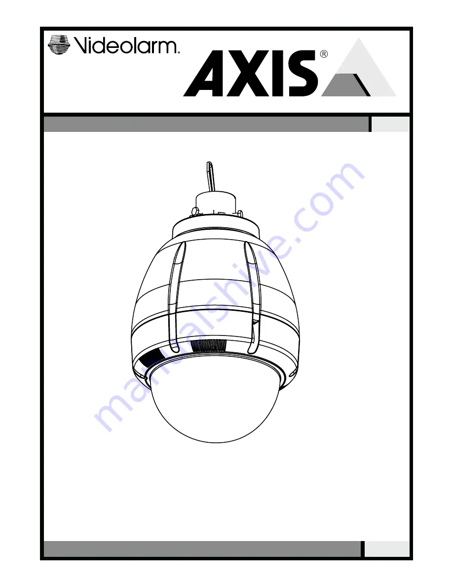 Axis Videolarm 25734 Скачать руководство пользователя страница 1