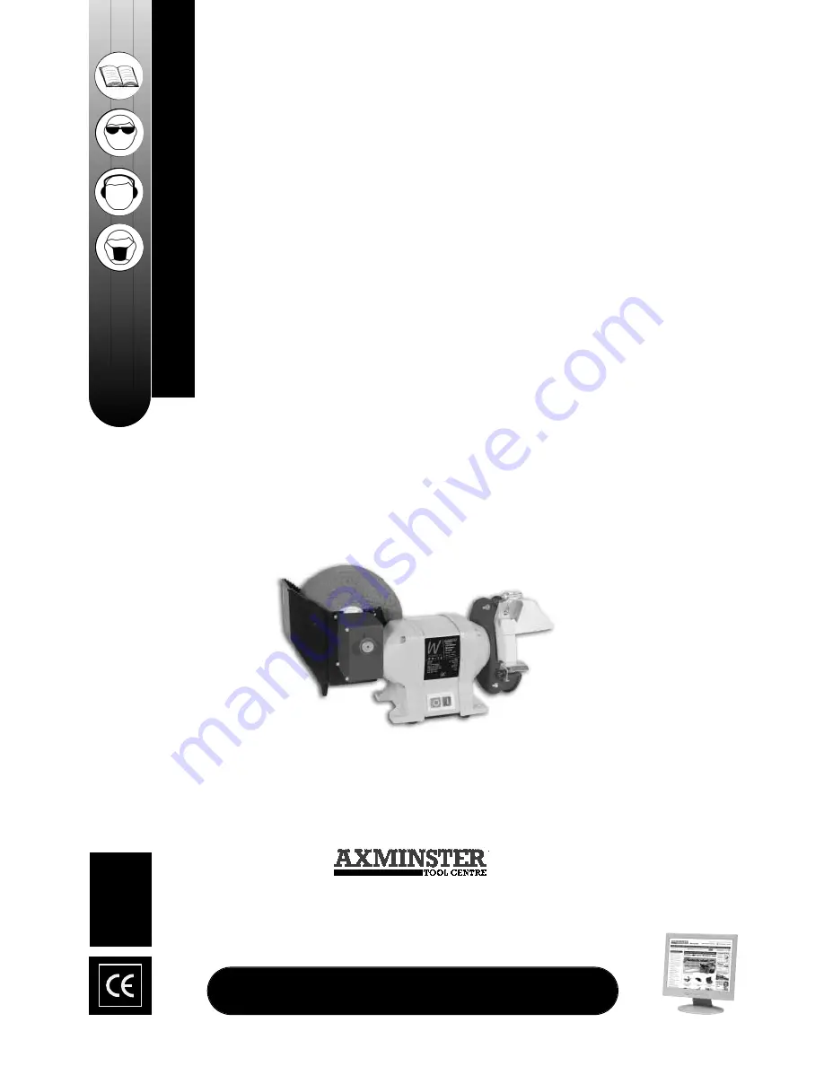 Axminster 150/200mm Wetstone Grinder User Manual Download Page 16