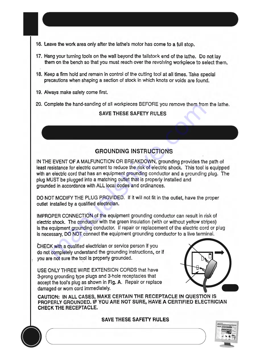 Axminster AWVSL100 Manual Download Page 6