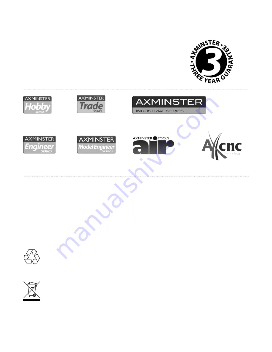 Axminster MCB1155HD Скачать руководство пользователя страница 20