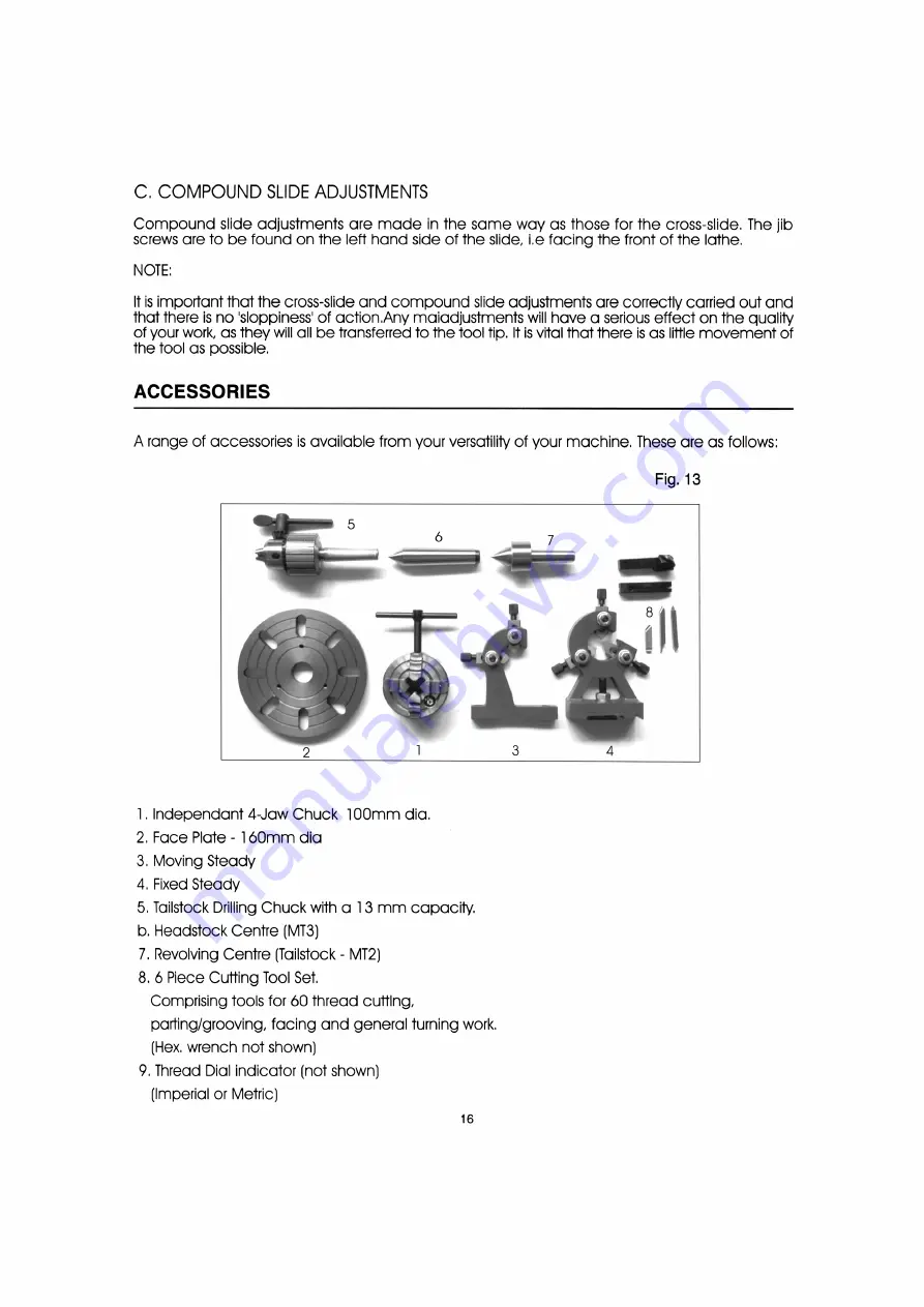 Axminster SIEG C2/300 Скачать руководство пользователя страница 19