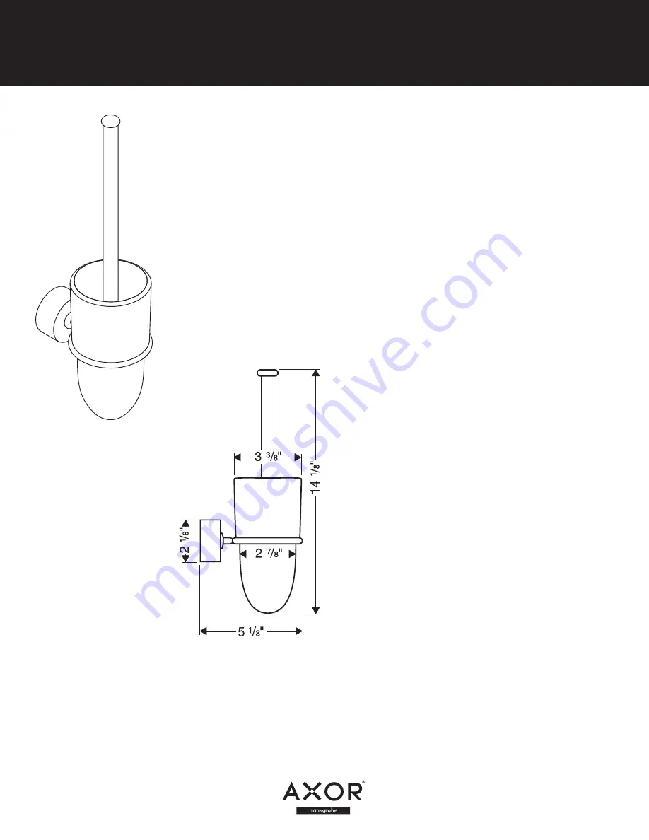 Axor 41535001 Specification Sheet Download Page 1