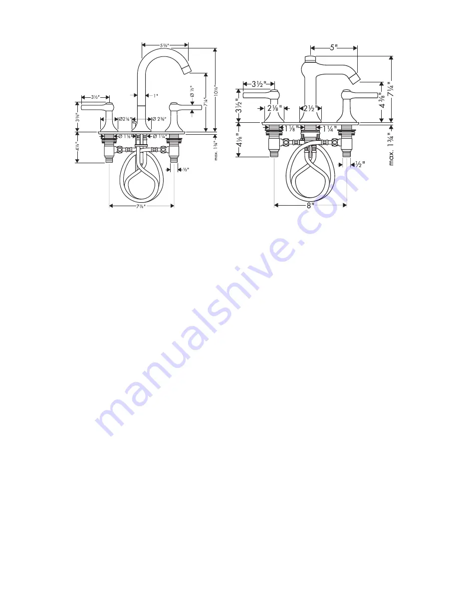 Axor Allegroh 36135XX1 Installation Instructions Manual Download Page 4