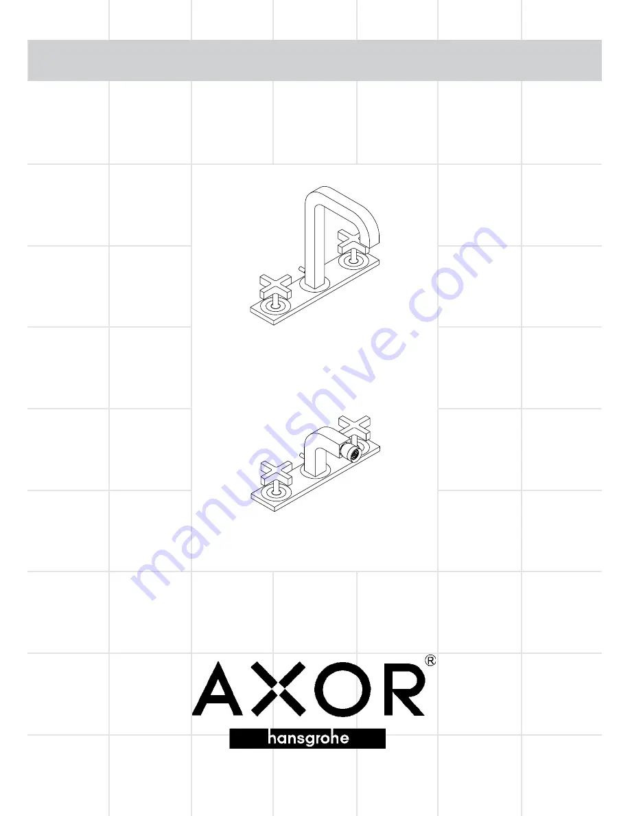 Axor Citterio 39154XX1 Installation Instructions Manual Download Page 1