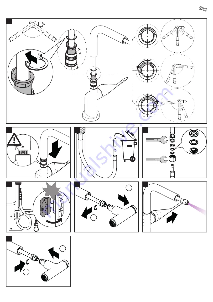 Axor Citterio Select 39861 3 Series Скачать руководство пользователя страница 5