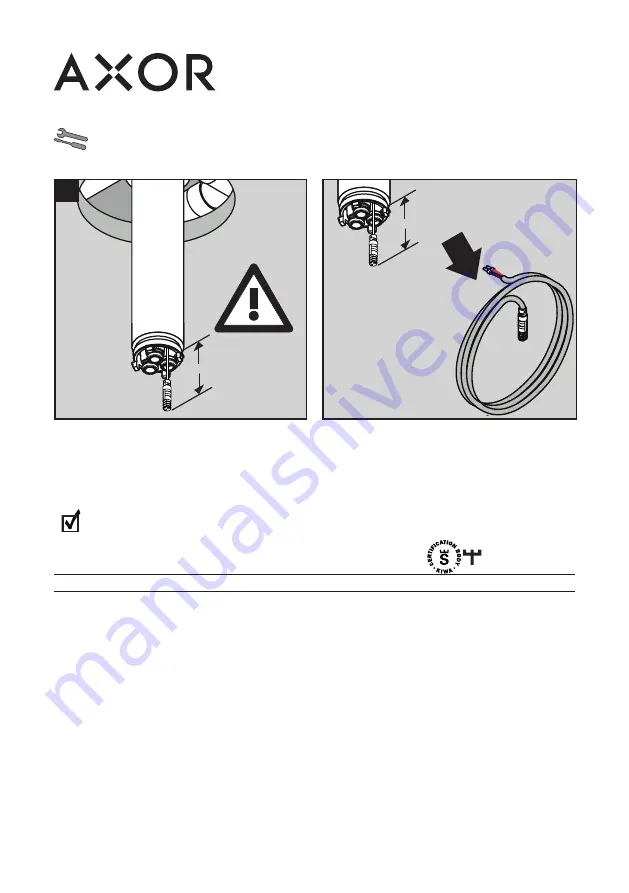 Axor ShowerHeaven 1200/300 4jet Installation Download Page 4