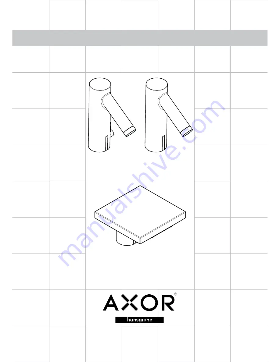 Axor Starck 10101XX1 Installation Instructions Manual Download Page 1