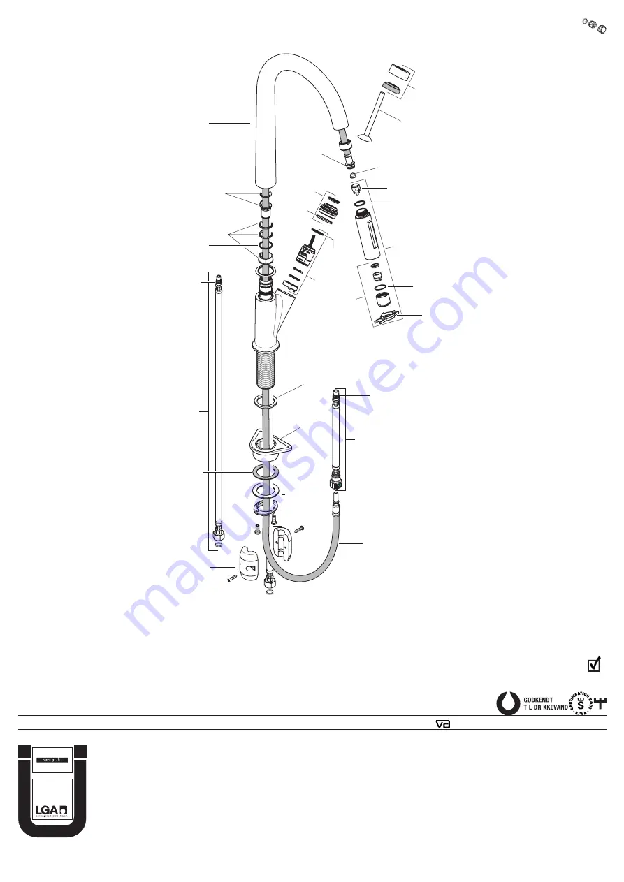 Axor Starck 10821000 Instructions For Use/Assembly Instructions Download Page 41