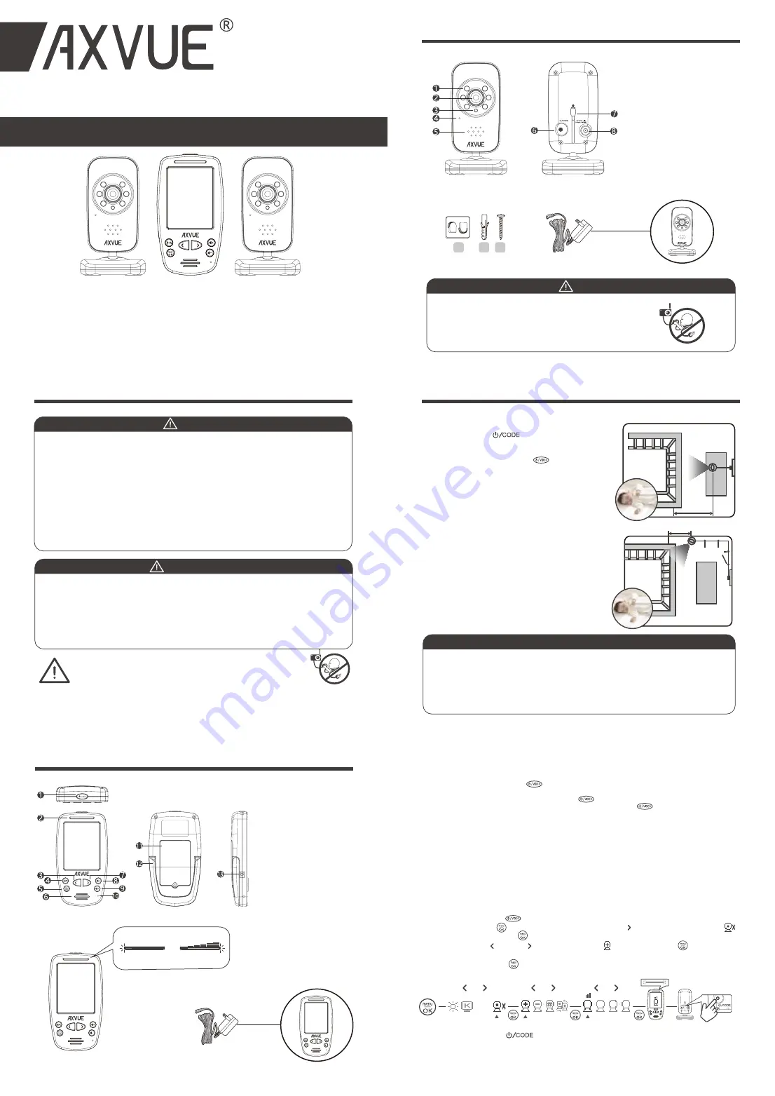 Axvue E662 Instruction Manual Download Page 1